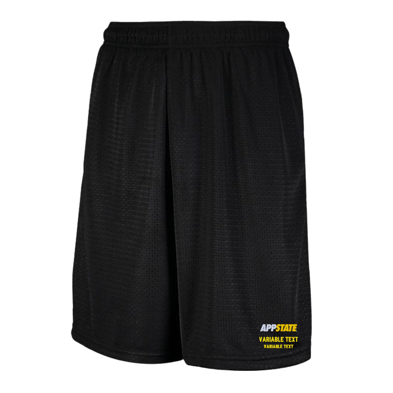 Russell Mesh Shorts with Pockets - Black