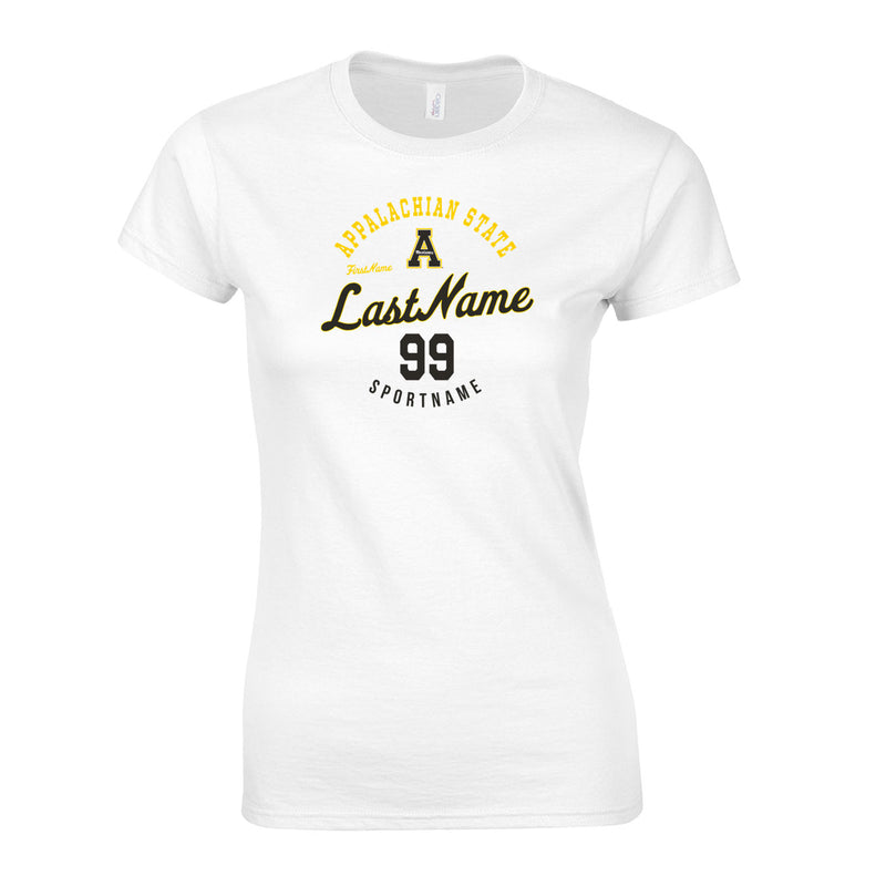 Women's Classic T-Shirt - White - Script Player