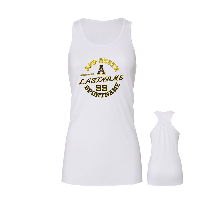 Women's Flowy Racerback Tank - White