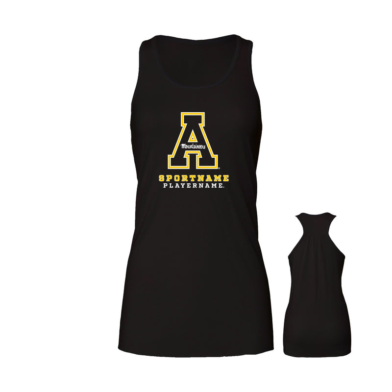 Women's Flowy Racerback Tank - Black