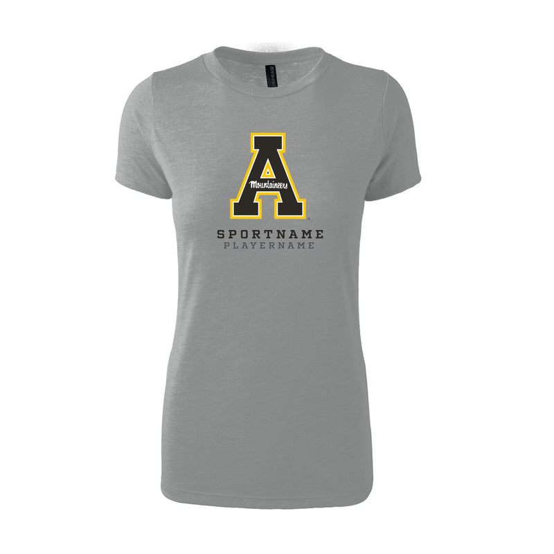 Women's Fitted Triblend T-Shirt - Grey Heather