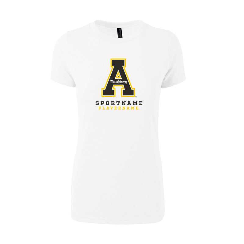 Women's Fitted Triblend T-Shirt - White