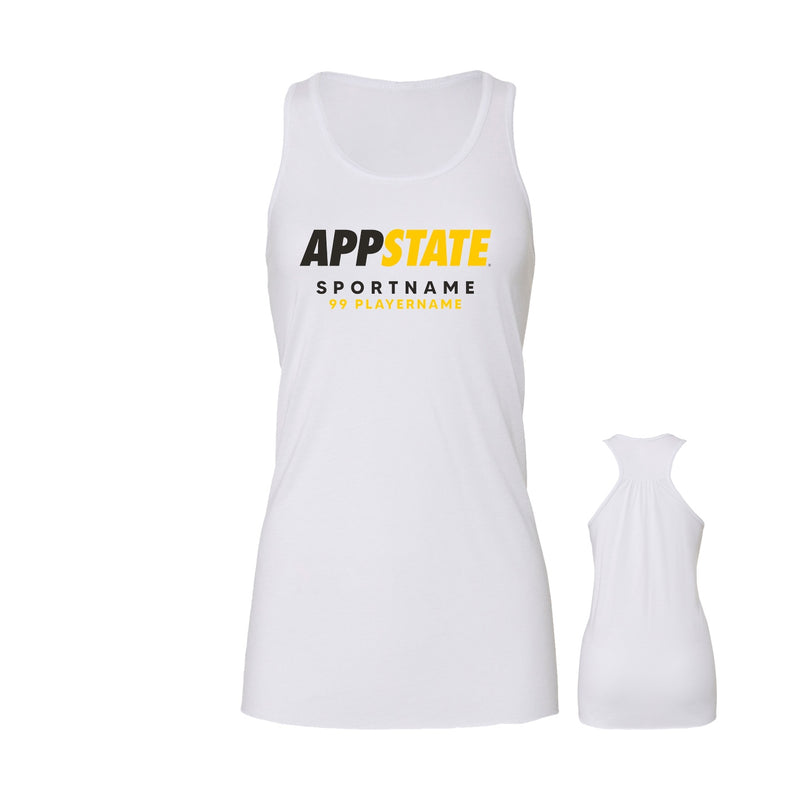 Women's Flowy Racerback Tank - White