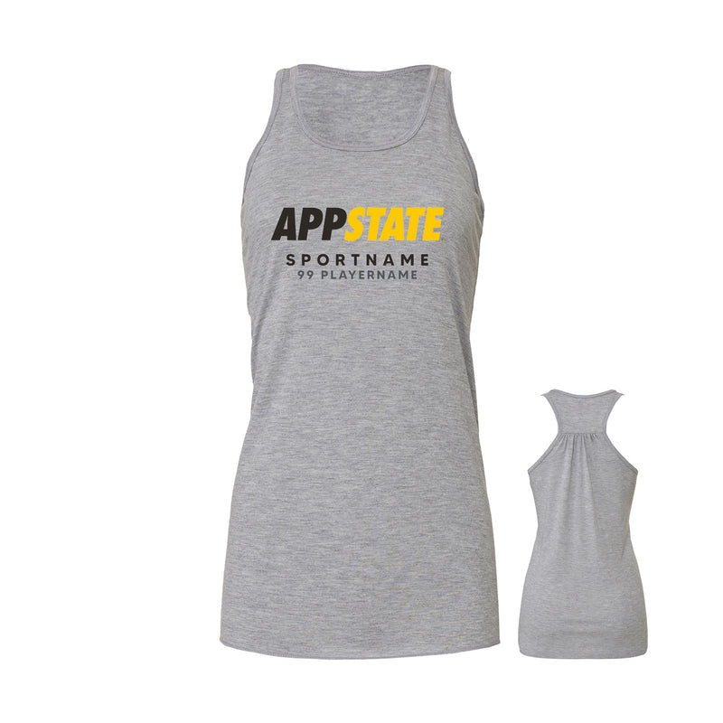 Women's Flowy Racerback Tank - Athletic Heather