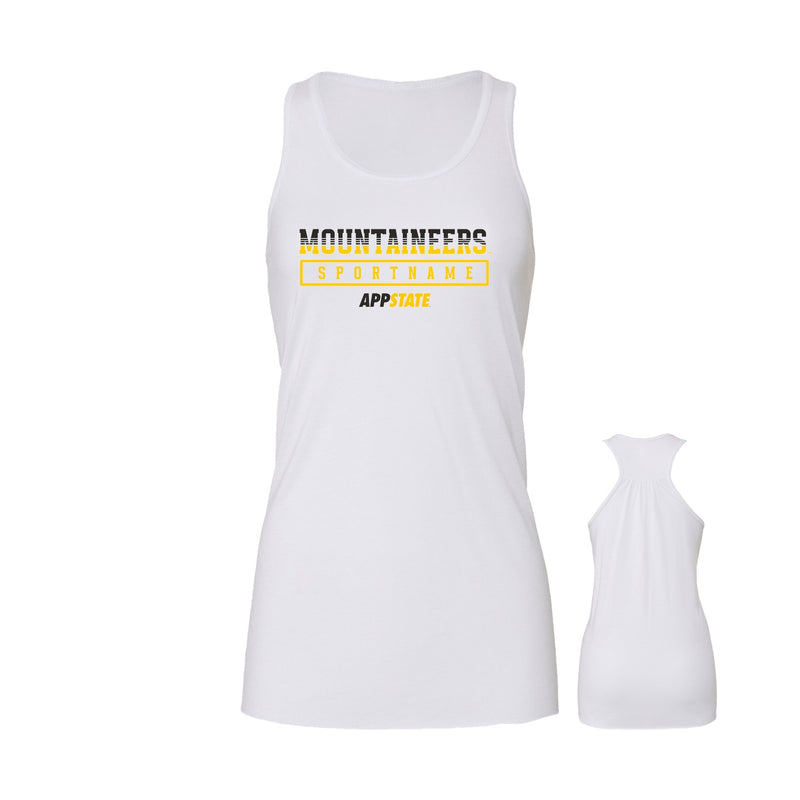 Women's Flowy Racerback Tank - White