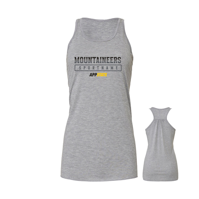 Women's Flowy Racerback Tank - Athletic Heather