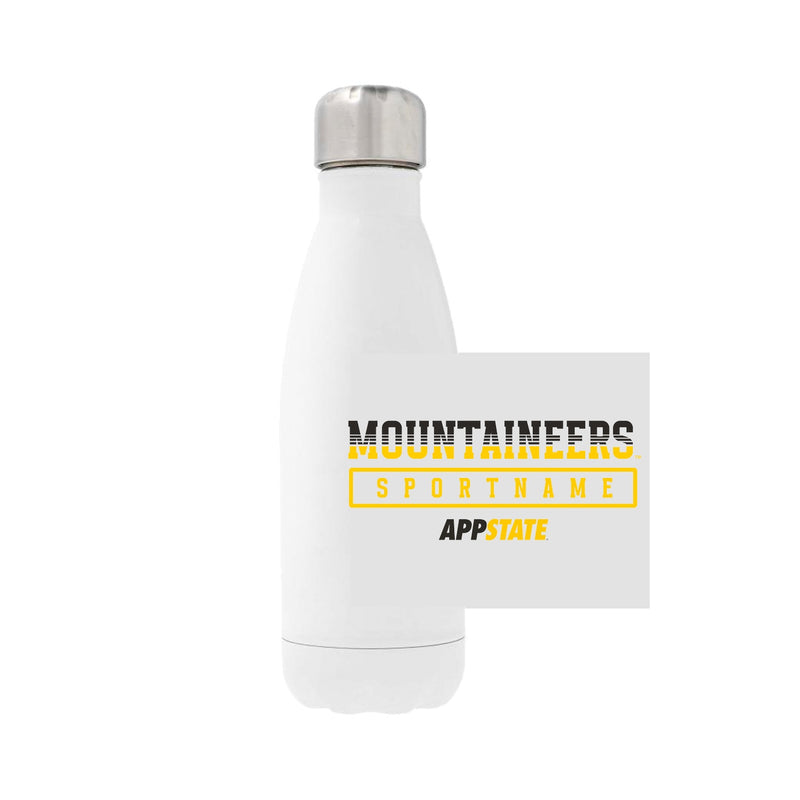 12oz Stainless Steel Water Bottle - White