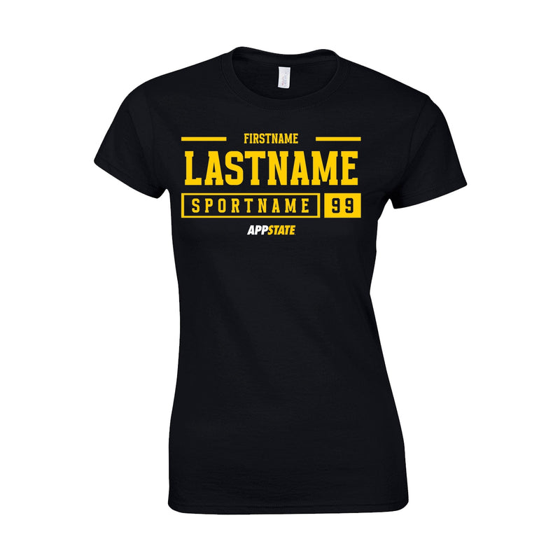 Women's Semi-Fitted Classic T-Shirt  - Black