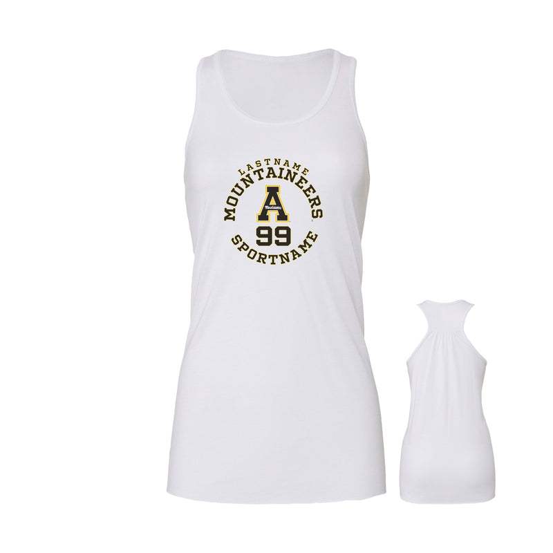 Women's Flowy Racerback Tank - White