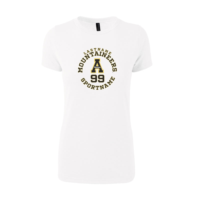 Women's Fitted Triblend T-Shirt - White