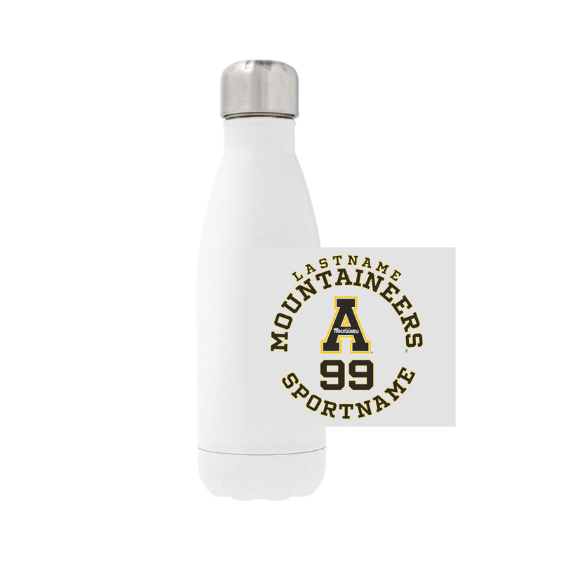 12oz Stainless Steel Water Bottle - White